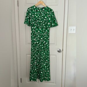 Who What Wear Green Floral Maxi Dress, NWOT